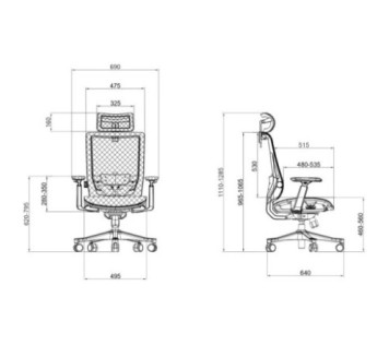 SKILLCHAIRS Ergo Aurora - Chaise Maroc