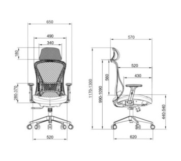 SKILLCHAIRS Ergo Estrella - Chaise Maroc