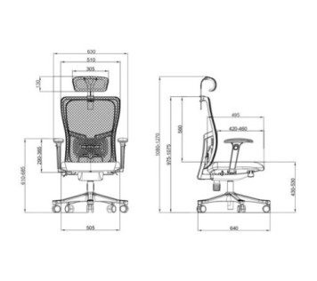 SKILLCHAIRS Ergo Apricity - Chaise Maroc