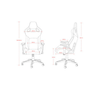 SKILLCHAIRS SC5 RED FURY - Chaise Maroc