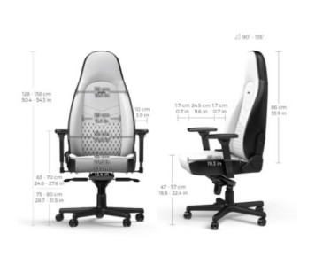 Noblechairs ICON White/Black - Chaise Maroc