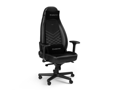 Noblechairs ICON Black/Platinum White sur PC Gamer Master au Maroc