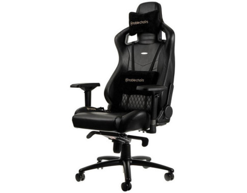 Noblechairs EPIC Real Leather Black sur PC Gamer Master au Maroc