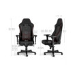 Noblechairs HERO Real Leather Black/Red