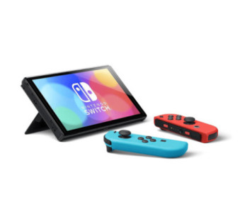Nintendo Switch OLED (Bleu/Rouge) - Occasion - 128 GB