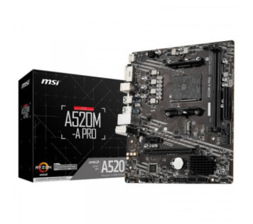 MSI A520M-A PRO sur PC Gamer Master au Maroc