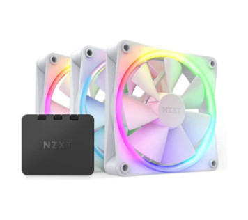 NZXT F120 RGB Triple Pack White sur PC Gamer Master au Maroc