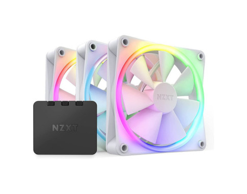 NZXT F120 RGB Triple Pack White sur PC Gamer Master au Maroc