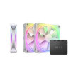 NZXT F120 RGB Duo Triple Pack White