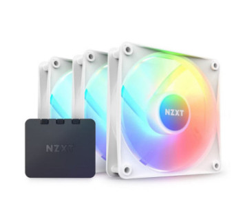 NZXT F120 Core RGB Triple Pack White sur PC Gamer Master au Maroc
