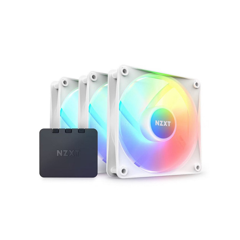 NZXT F120 Core RGB Triple Pack White