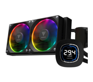 Gamdias Chione M4 240 ARGB LCD Black sur PC Gamer Master au Maroc