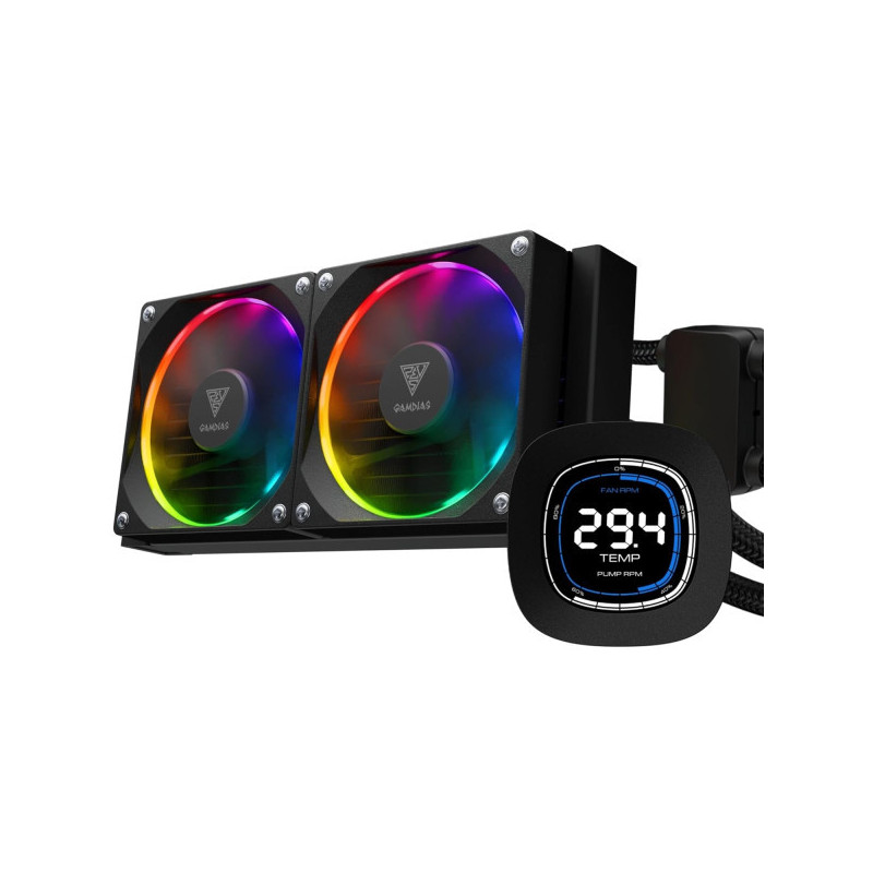 Gamdias Chione M4 240 ARGB LCD Black