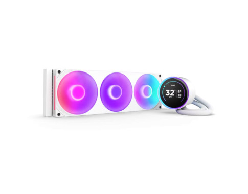 NZXT Kraken Elite 360 V2 RGB White sur PC Gamer Master au Maroc