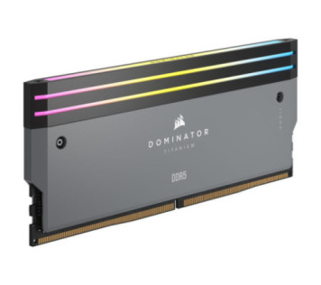 Corsair Dominator Titanium DDR5 RGB 32 Go (2 x 16 Go) 6000 MHz CL30 - Gris