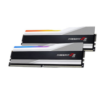 G.Skill Trident Z5 RGB 32Go (2 x 16Go) DDR5 6400 MHz CL32 - Argent sur PC Gamer Master au Maroc
