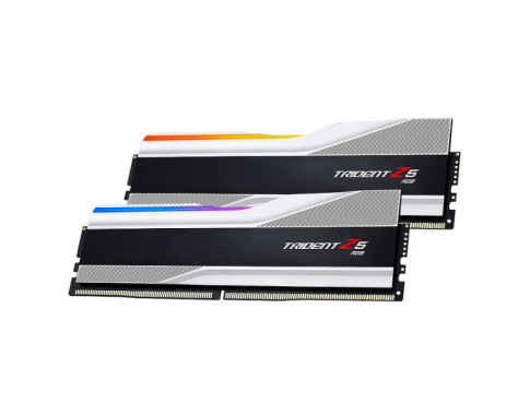 G.Skill Trident Z5 RGB 32Go (2 x 16Go) DDR5 6400 MHz CL32 - Argent sur PC Gamer Master au Maroc