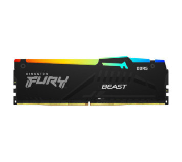 Kingston FURY Beast RGB 64Go (2 x 32Go) DDR5 6000 MHz CL36 - RAM Maroc