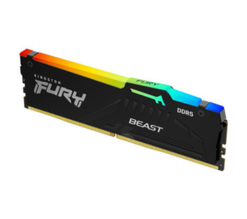 Kingston FURY Beast RGB 64Go (2 x 32Go) DDR5 6000 MHz CL36 - RAM Maroc