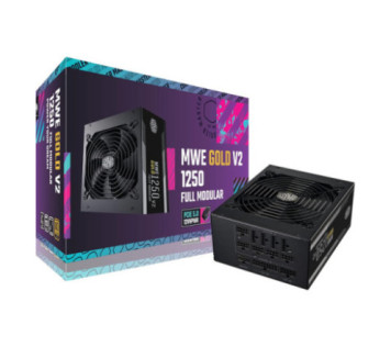 Cooler Master MWE Gold 1250 Full Modular V2 ATX 3.0 80PLUS GOLD 1250W sur PC Gamer Master au Maroc