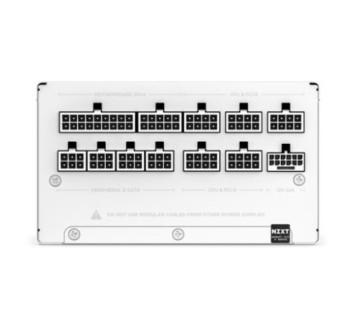 NZXT C850 Gold ATX 3.1 80PLUS GOLD 850W (White) - ALIMENTATION Maroc