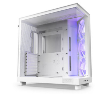 NZXT H6 Flow RGB White sur PC Gamer Master au Maroc
