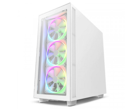 NZXT H7 Elite White sur PC Gamer Master au Maroc