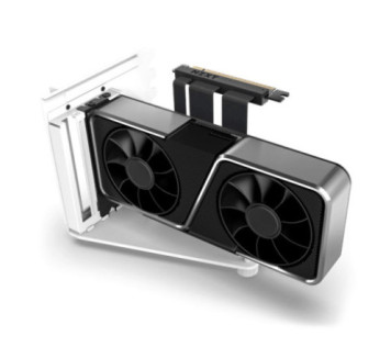 NZXT Vertical GPU Mounting Kit (White) - Boitier Maroc