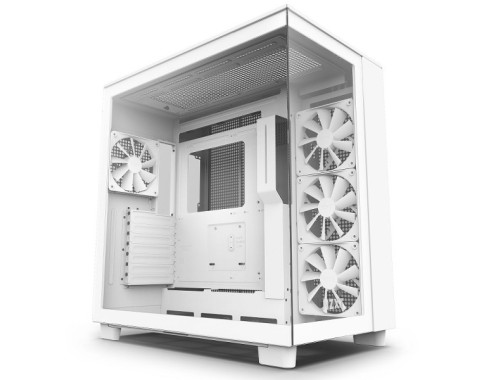 NZXT H9 Flow White sur PC Gamer Master au Maroc