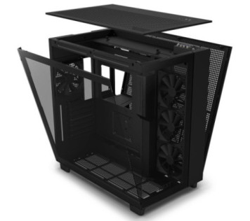 NZXT H9 Flow Black - Boitier Maroc