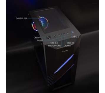 TooQ TQGCC102-B BIOHAZARD Black - Boitier Maroc