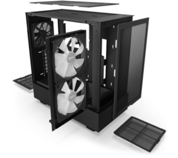 NZXT H5 Flow RGB Black - Boitier Maroc