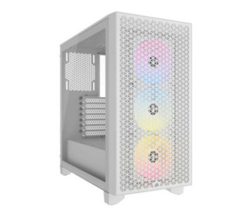 Corsair 3000D RGB Airflow (Blanc) sur PC Gamer Master au Maroc