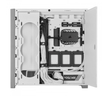 Corsair iCUE 5000X RGB Tempered Glass (Blanc) - Boitier Maroc
