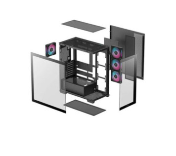 DeepCool CG580 4F Noir - Boitier Maroc