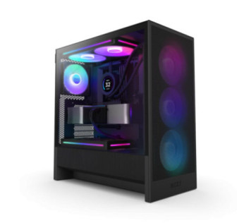 NZXT H5 Flow RGB Black (2024) sur PC Gamer Master au Maroc