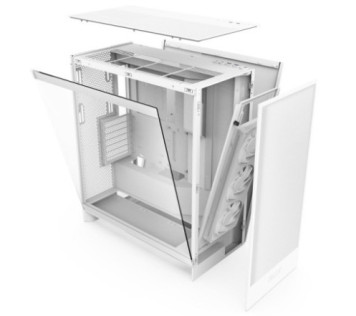 NZXT H7 Flow RGB White (2024) - Boitier Maroc