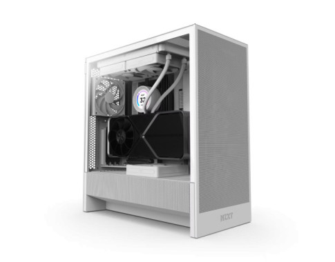 NZXT H5 Flow White (2024) sur PC Gamer Master au Maroc