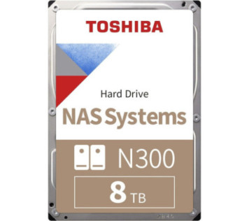 Toshiba N300 NAS 3.5" 8TB (HDWG480UZSVA) sur PC Gamer Master au Maroc