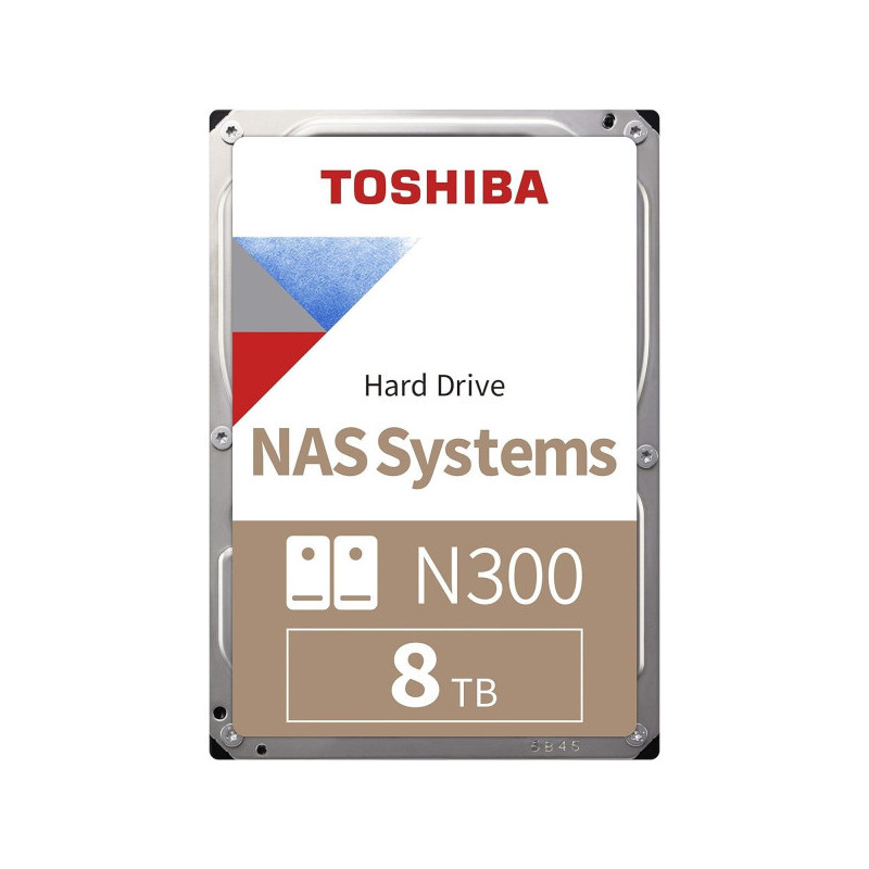Toshiba N300 NAS 3.5" 8TB (HDWG480UZSVA)