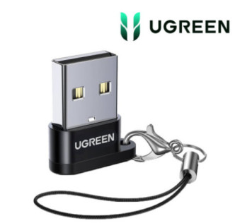 Ugreen Adaptateur USB-A Male 2.0 to USB-C Female NOIR sur PC Gamer Master au Maroc