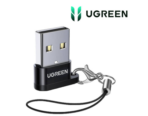 Ugreen Adaptateur USB-A Male 2.0 to USB-C Female NOIR sur PC Gamer Master au Maroc