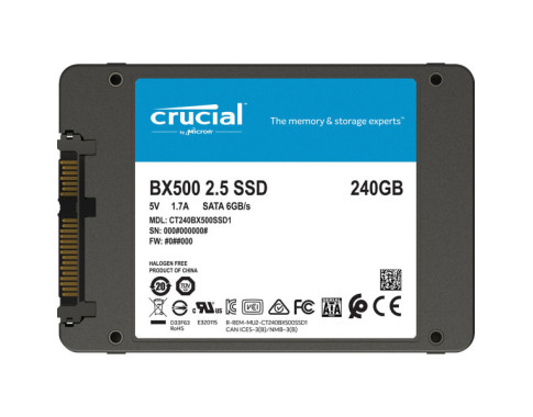Crucial BX500 2.5" SSD 240GB