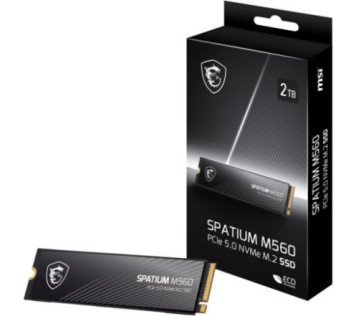 MSI SPATIUM M560 PCIe 5.0 NVMe M.2 2TB sur PC Gamer Master au Maroc