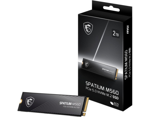 MSI SPATIUM M560 PCIe 5.0 NVMe M.2 2TB sur PC Gamer Master au Maroc
