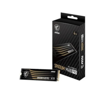 MSI SPATIUM M480 PRO PCIe 4.0 NVMe M.2 4TB sur PC Gamer Master au Maroc