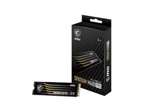 MSI SPATIUM M480 PRO PCIe 4.0 NVMe M.2 4TB sur PC Gamer Master au Maroc