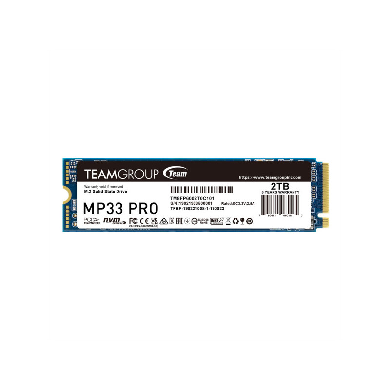 TeamGroup MP33 PRO M.2 PCIe NVMe 2TB