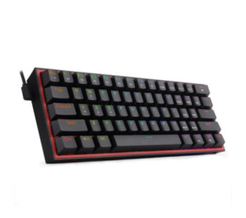Redragon K617 Fizz 60% RGB Red Switches (Black) sur PC Gamer Master au Maroc