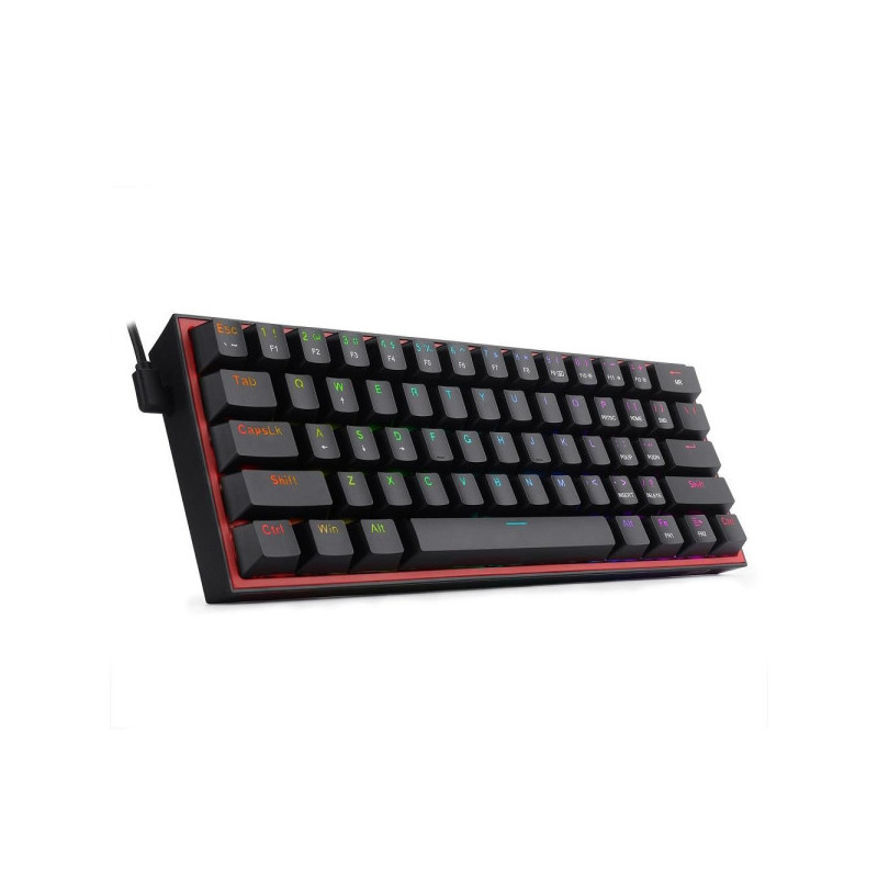 Redragon K617 Fizz 60% RGB Red Switches (Black)